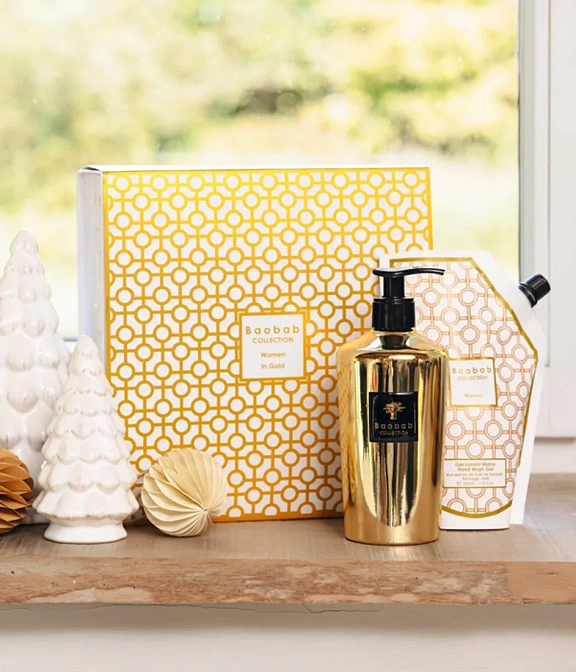 Набор: моющий гель для рук Baobab WOMEN IN GOLD 350 мл + рефилл 35 мл - фото-2 | interior market