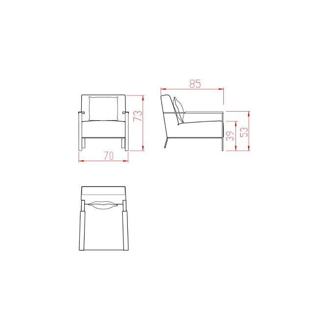 Кресло JNL Conrad - фото-4 | interior market