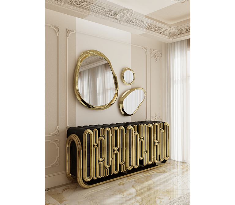 Зеркало интерьерное Boca do Lobo Halo Mirror - фото-9 | interior market