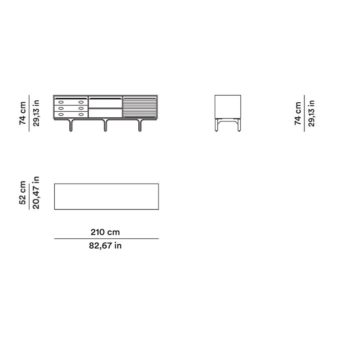 Комод Tacchini Serie - фото-4 | interior market