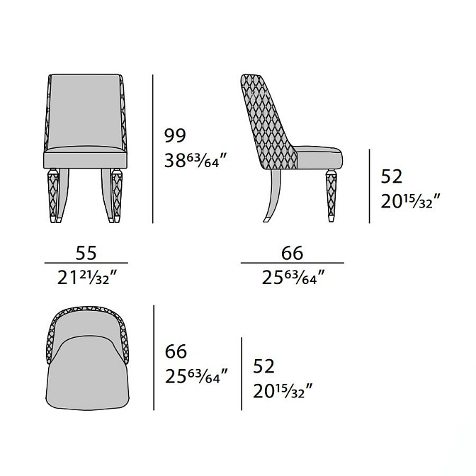 Стул обеденный Turri Numero tre - фото-7 | interior market