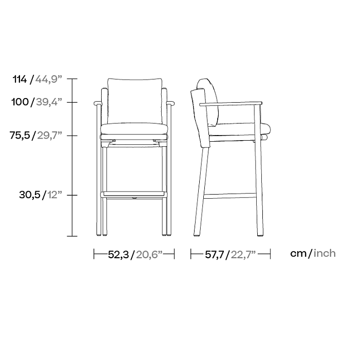 Барный стул Kettal GIRO - фото-3 | interior market Барный стул Kettal GIRO - фото-3 | interior market