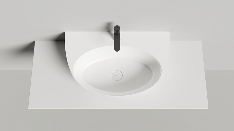 Раковина подвесная матовая SALINI ALDA WALL 03 - фото-5 | interior market
