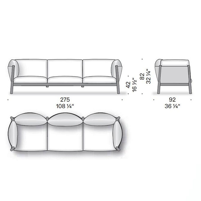 Диван De Padova Yak - фото-3 | interior market