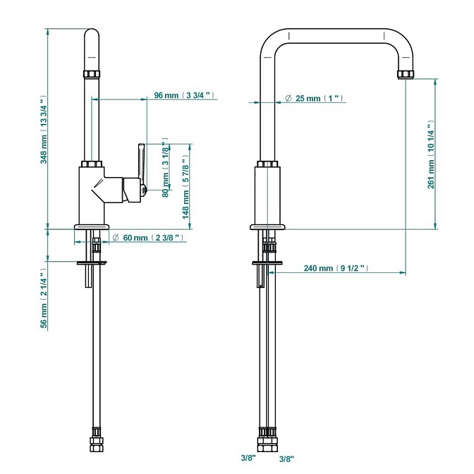 Смеситель для кухни THG  - фото-2 | interior market