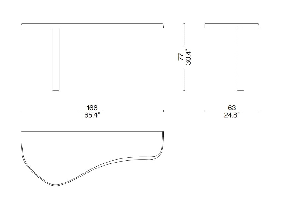 Консоль  Cassina Console Doron - фото-4 | interior market