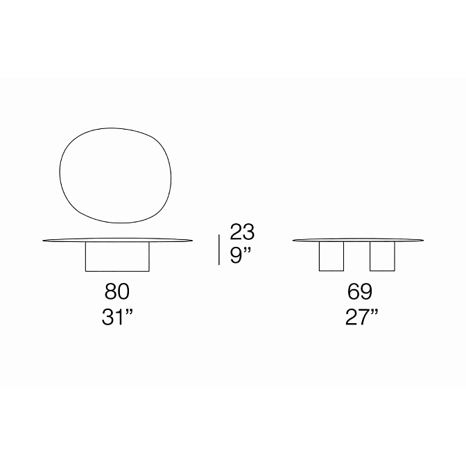 Журнальный столик Paola lenti Isole - фото-5 | interior market