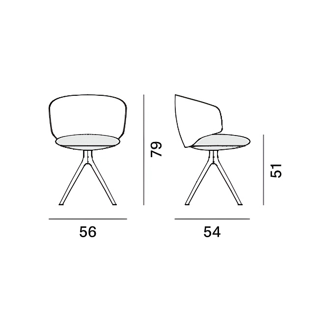 Стул MDF Italia UNIVERSAL - фото-4 | interior market