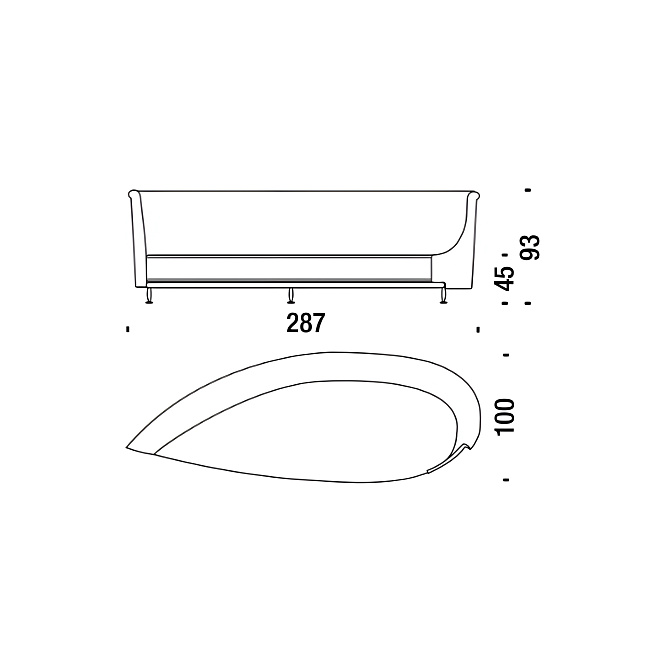 Диван Moroso New-tone - фото-2 | interior market