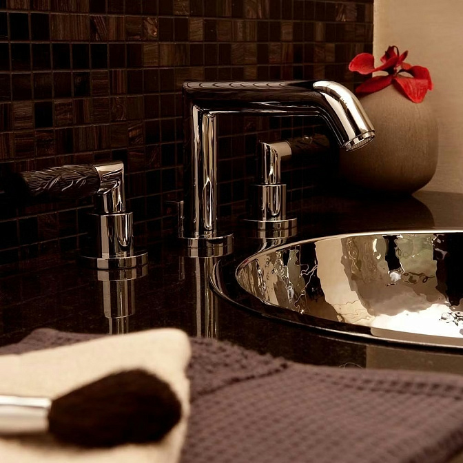 Смеситель для раковины THG Bambou Black Crystal - фото-2 | interior market