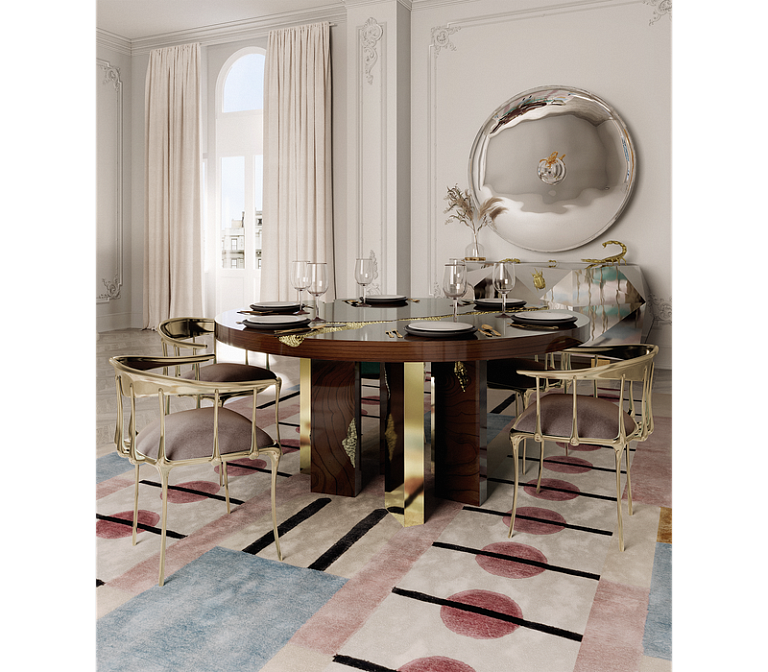 Обеденный стол Boca do Lobo Empire Round Dining Table - фото-8 | interior market