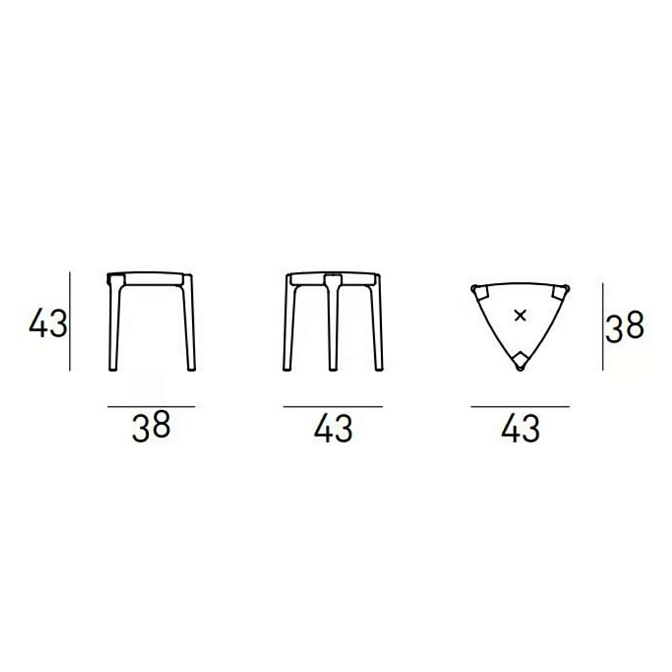 Табурет Living Divani Ticino - фото-5 | interior market