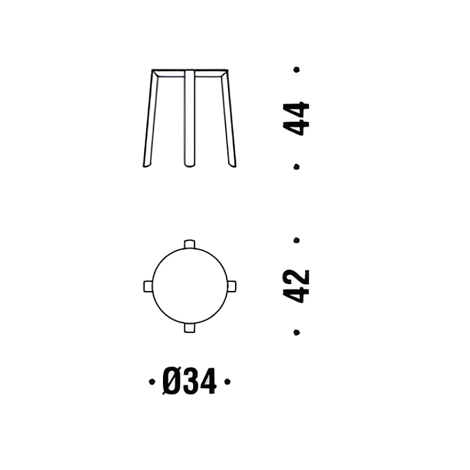 Табурет Moroso Vol - фото-2 | interior market