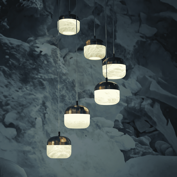 Потолочный светильник  United Alabaster COPPER - фото-1 | interior market