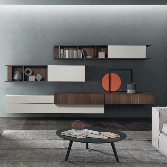 Настенный стеллаж Sangiacomo Lampo Alias - фото-1 | interior market Настенный стеллаж Sangiacomo Lampo Alias - фото-1 | interior market