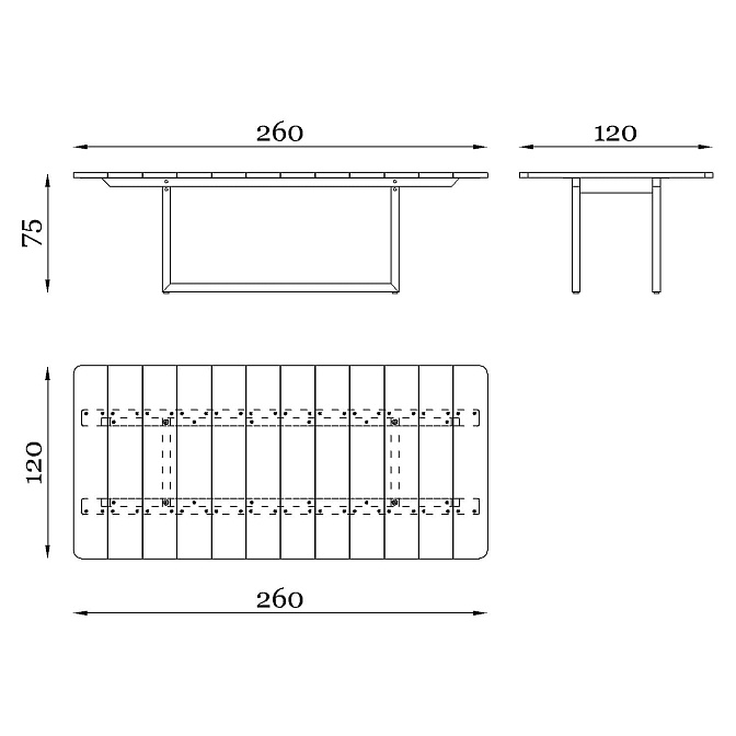 Стол для улицы Rugiano MIRAGE  - фото-2 | interior market