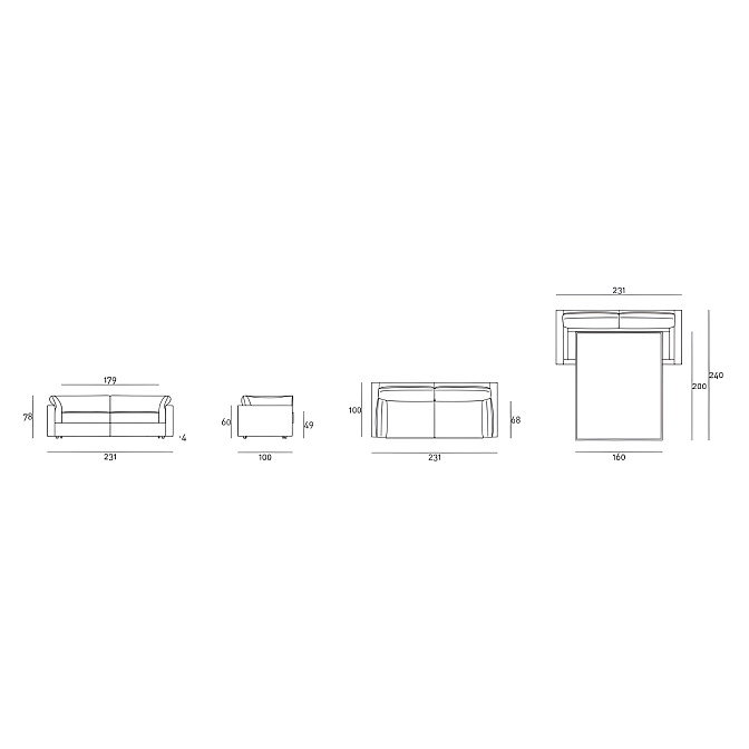 Диван Living Divani Floyd - фото-3 | interior market