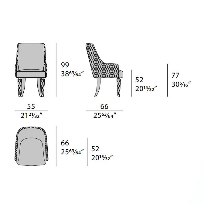 Стул обеденный Turri Numero tre - фото-9 | interior market