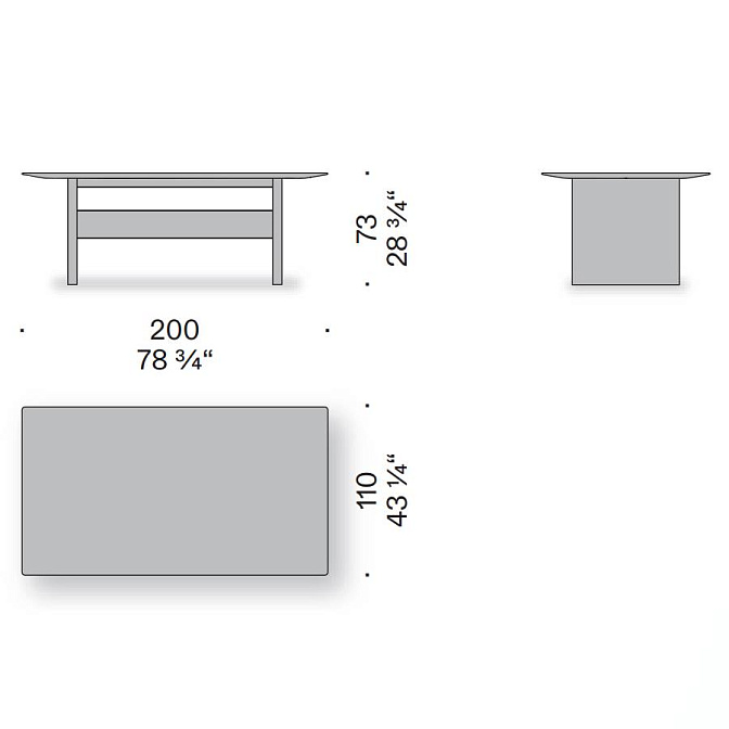 Стол обеденный De Padova Sea of Tranquillity - фото-7 | interior market