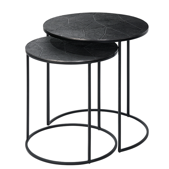 Журнальный столик двойной LAMBERT Natsu - фото-1 | interior market