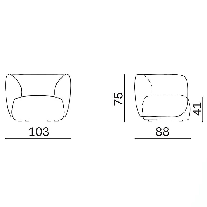 Кресло Novamobili Blossom - фото-4 | interior market