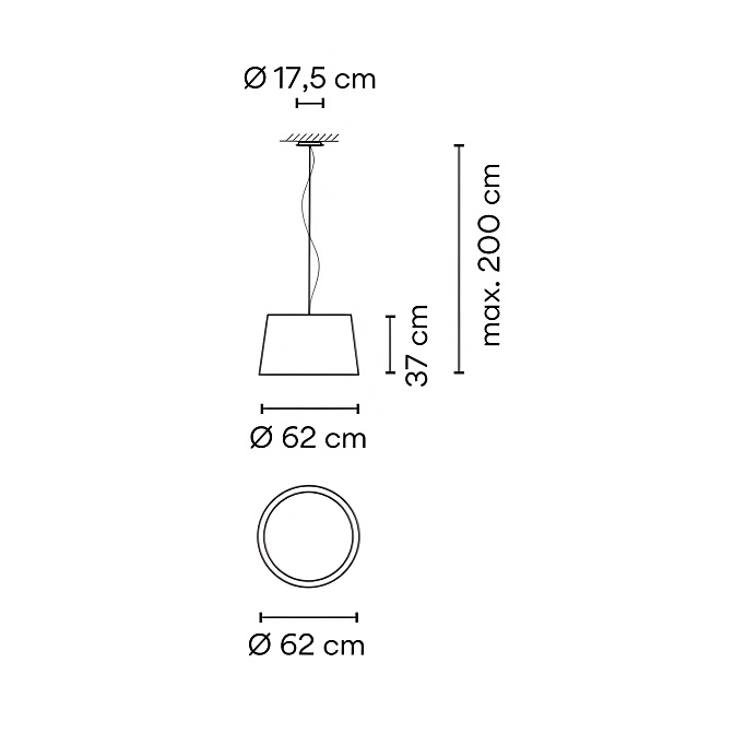 Потолочный светильник  Vibia Warm - фото-3 | interior market