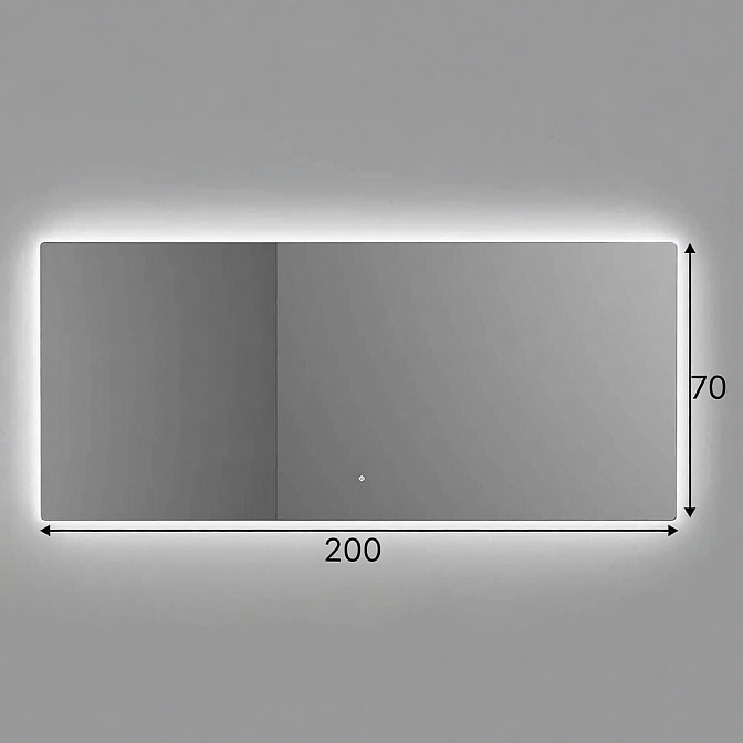 Зеркало для ванной SALINI OMBRA с LED подсветкой - фото-1 | interior market