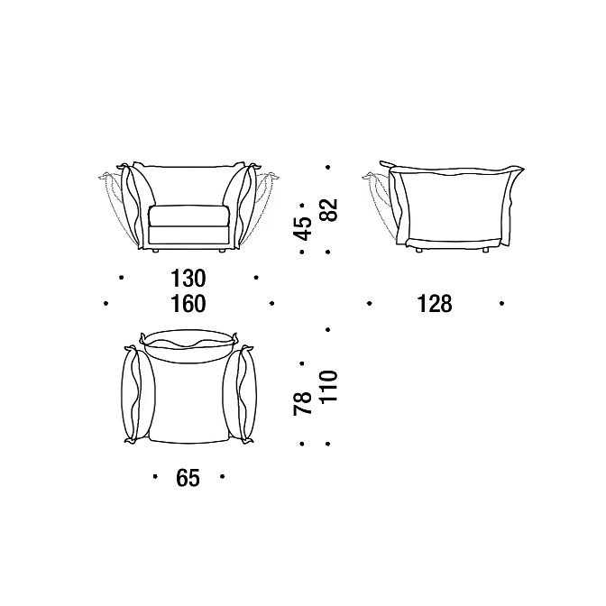 Кресло Moroso Cloudscape - фото-4 | interior market