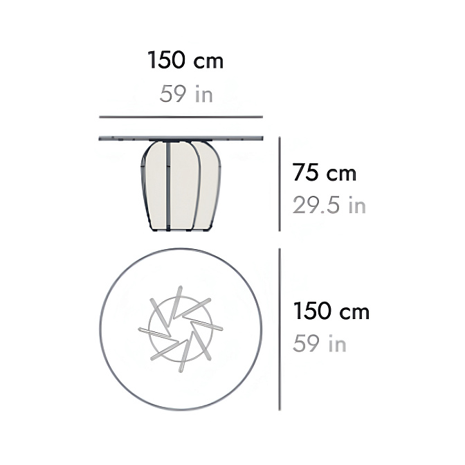 Обеденный стол PUNT CORAL - фото-4 | interior market