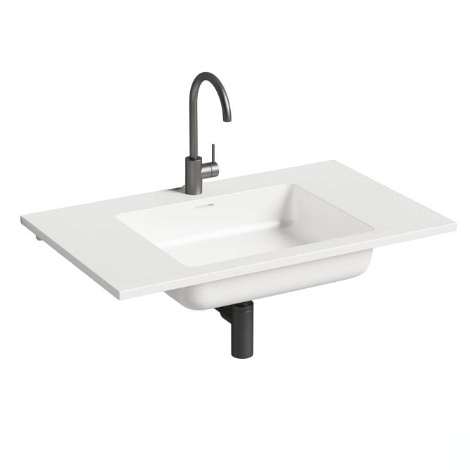 Раковина подвесная матовая SALINI ONDA 80 - фото-1 | interior market