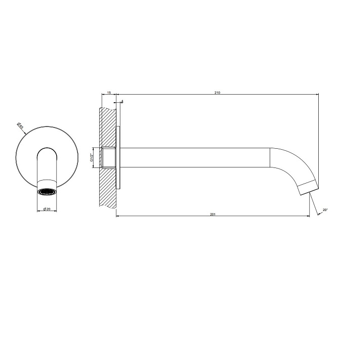 Излив Gessi FLESSA - фото-2 | interior market