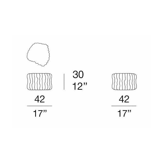 Журнальный столик Paola lenti ANEMONE - фото-3 | interior market