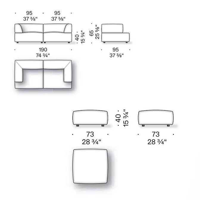 Модульный диван De Padova Atalante - фото-3 | interior market