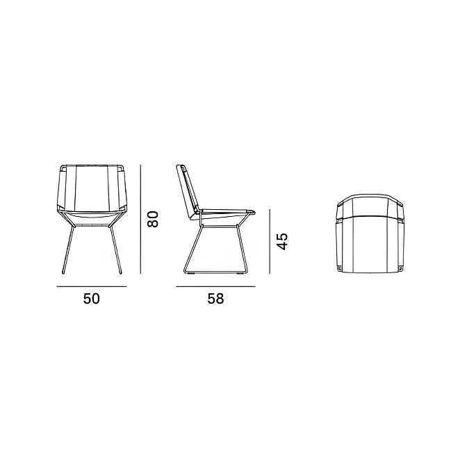 Стул MDF Italia NEIL - фото-4 | interior market