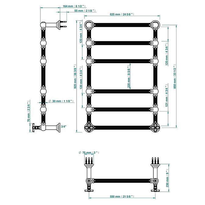 Полотенцесушитель THG  - фото-2 | interior market