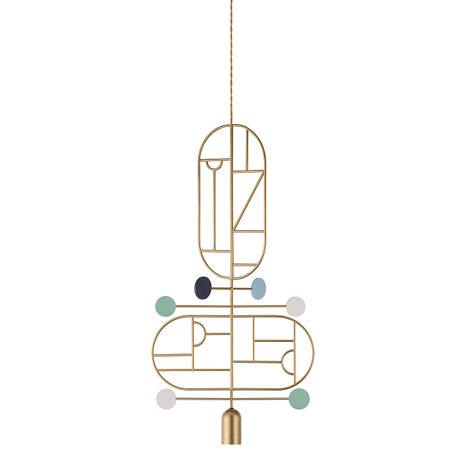 Потолочный светильник NOMON Wooden Dots - фото-1 | interior market