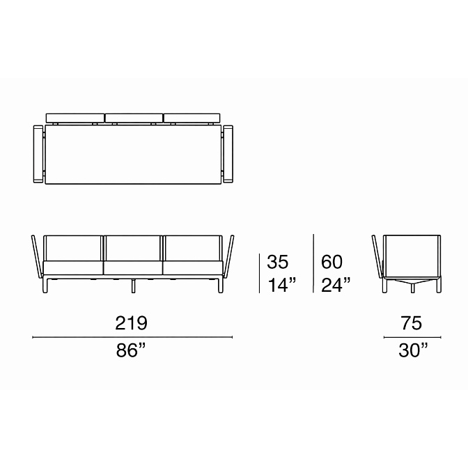 Диван для улицы Paola lenti FILO - фото-5 | interior market