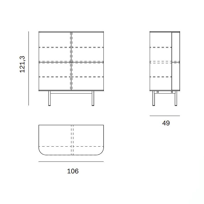 Буфет Novamobili Fjord - фото-3 | interior market