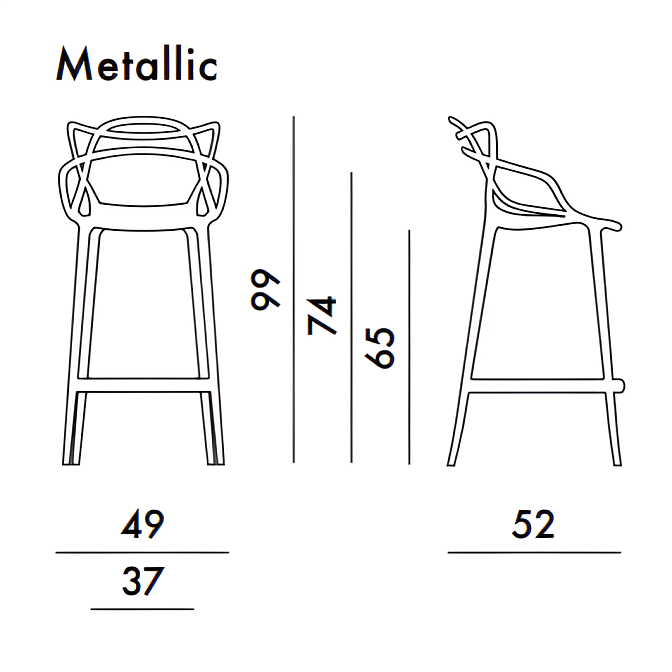 Барный стул Kartell Masters - фото-4 | interior market