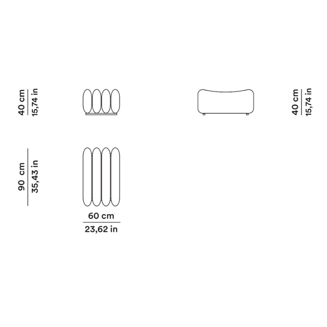 Пуф Tacchini Additional System Ottoman - фото-4 | interior market