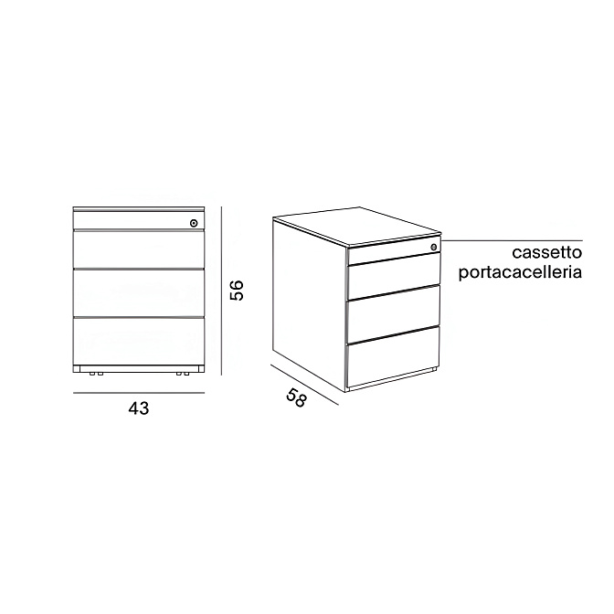 Офисная тумба MDF Italia OFFICE CABINETS - фото-4 | interior market