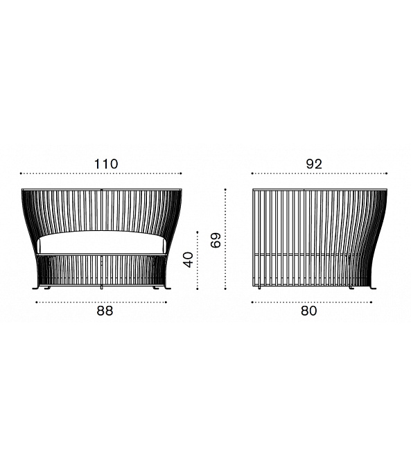 Кресло для улицы Ethimo Venexia - фото-4 | interior market