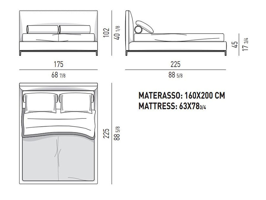 Кровать Minotti Andersen Bed - фото-4 | interior market