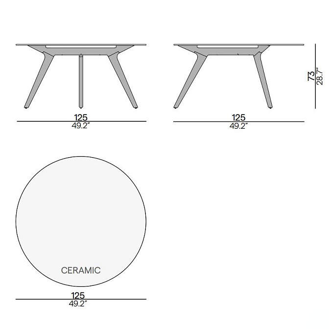 Обеденный стол для улицы Manutti Torsa - фото-3 | interior market