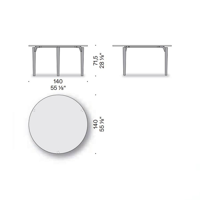 Обеденный стол для улицы De Padova Tavolo ’95 - фото-3 | interior market