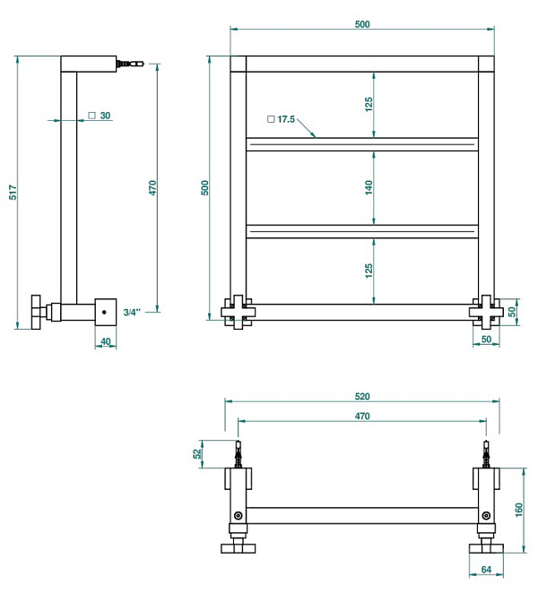 Полотенцесушитель THG Beluga - фото-2 | interior market