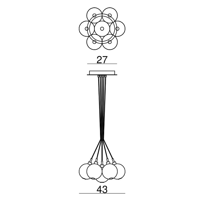 Потолочный светильник  CANGINI&TUCCI Eclisse - фото-4 | interior market