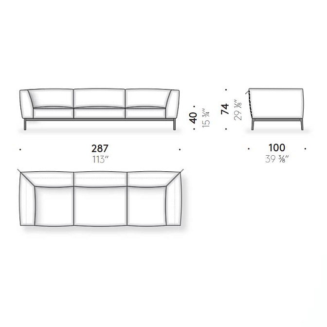 Модульный диван De Padova Everyday Life - фото-10 | interior market