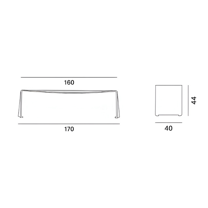 Банкетка MDF Italia Le Banc - фото-5 | interior market