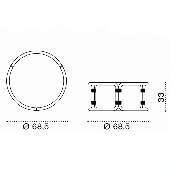 Журнальный столик Ethimo Rotin - фото-6 | interior market